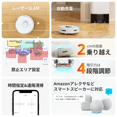 SwitchBot K10+の特長